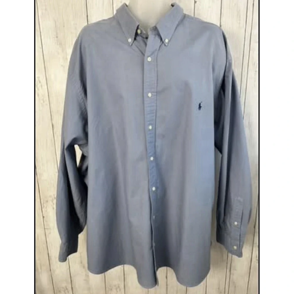 Men's Polo Ralph Lauren Button Down Shirt Big & Tall 4XB